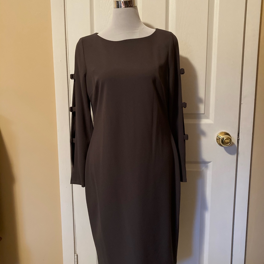 NWT Calvin Klein grey dress